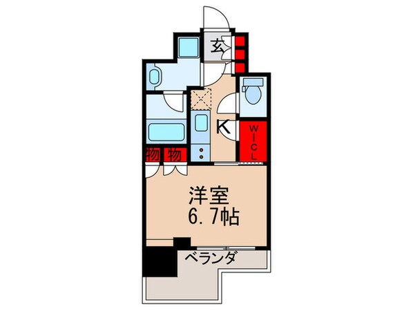 ディームス木場の物件間取画像